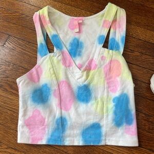 Tie-Dye Cutout Tank